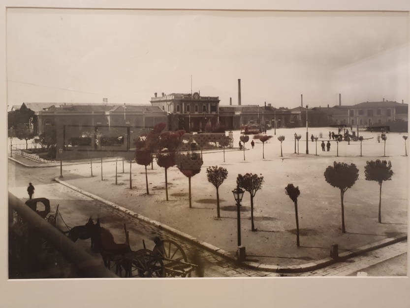 Piazza Roma in Bari anfangs des 20. Jahrhunderts