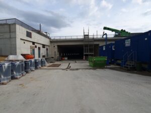 Nordseite der Umweltverbundröhre (UVR) in München-Laim